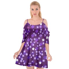 Textile Cross Pattern Square Cutout Spaghetti Strap Chiffon Dress by Pakrebo