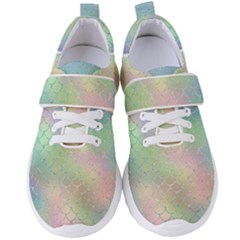 Pastel Mermaid Sparkles Women s Velcro Strap Shoes by retrotoomoderndesigns