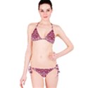 Cranberry Striped Mandala - Classic Bikini Set View3