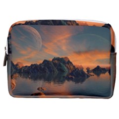 Horizon Sunset Evening Sunrise Make Up Pouch (medium) by Pakrebo