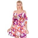 Flamingos Cutout Spaghetti Strap Chiffon Dress View1