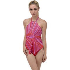 Electric Field Art Iii Go With The Flow One Piece Swimsuit by okhismakingart