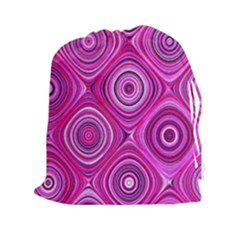 Electric Field Art Xiii Drawstring Pouch (xxl) by okhismakingart