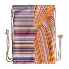 Electric Field Art Xxii Drawstring Bag (large) by okhismakingart