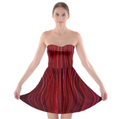 Electric Field Art Xli Strapless Bra Top Dress by okhismakingart