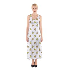Birds, Animal, Cute, Sketch, Wildlife, Wild, Cartoon, Doodle, Scribble, Fashion, Printed, Allover, For Kids, Drawing, Illustration, Print, Design, Patterned, Pattern Sleeveless Maxi Dress by dflcprintsclothing