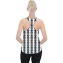 Cat Pirate Pattern Piece Up Tank Top View2