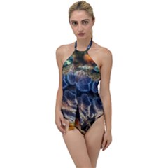Tree Fungus Branch Go With The Flow One Piece Swimsuit by okhismakingart