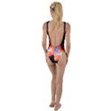 Deep Blue Sunset High Leg Strappy Swimsuit View2