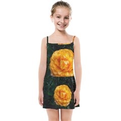 Yellow Rose Kids  Summer Sun Dress by okhismakingart