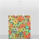 Colorful shapes      Full Print Rope Handle Tote (Large) View1