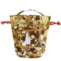 Cogs Gears Tiling Cogwheel Drawstring Bucket Bag View2