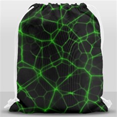 System Web Network Connection Drawstring Bag (large) by Pakrebo