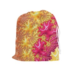 Fractal Math Mathematics Science Drawstring Pouch (xl) by Pakrebo