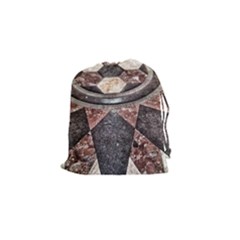 Statehouse Rotunda Floor Drawstring Pouch (small) by Riverwoman