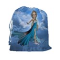 Cute Fairy In The Sky Drawstring Pouch (XXL) View2