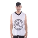 Thor Hammer with Runes Valhalla Tristella Viking Norse Mythology Mjolnir  Men s Basketball Tank Top View1