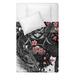 Sleeve Tattoo  Samurai Duvet Cover Double Side (single Size) by Sudhe