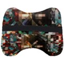 Abstract Texture Desktop Head Support Cushion View2