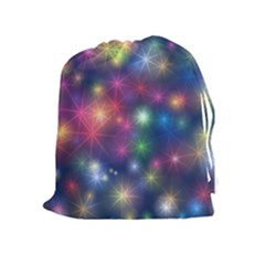 Abstract Background Graphic Space Drawstring Pouch (xl) by HermanTelo