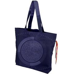 Technology Eye Drawstring Tote Bag by HermanTelo