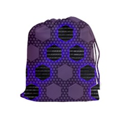Networking Communication Technology Drawstring Pouch (xl) by HermanTelo