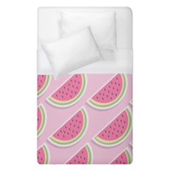Melons Pattern Food Fruits Melon Duvet Cover (single Size) by Pakrebo