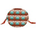 Abstract Circle Square Drawstring Bucket Bag View3