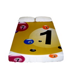Billiard Ball Ball Game Fitted Sheet (full/ Double Size) by HermanTelo