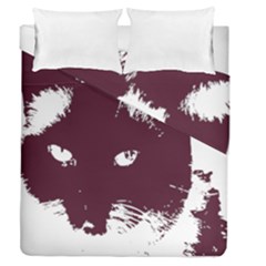 Cat Nature Design Animal Skin Pink Duvet Cover Double Side (queen Size) by HermanTelo