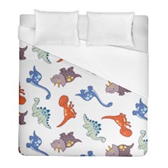Pattern Dinosaurs Duvet Cover (full/ Double Size) by HermanTelo