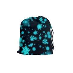 Background Black Blur Colorful Drawstring Pouch (medium) by Pakrebo