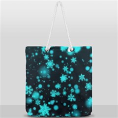 Background Black Blur Colorful Full Print Rope Handle Tote (large) by Pakrebo