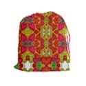 Abstract Background Pattern Doodle Drawstring Pouch (XL) View1