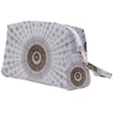 Cami Texture Pattern Architecture Wristlet Pouch Bag (Large) View2