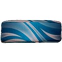 Background Abstract Blue Wavy Full Print Rope Handle Tote (Large) View3