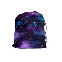 Background Space Planet Explosion Drawstring Pouch (large) by Nexatart
