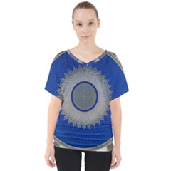 Vienna Central Cemetery V-neck Dolman Drape Top by Nexatart