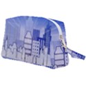 City Architecture Building Skyline Wristlet Pouch Bag (Large) View2