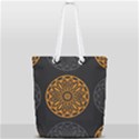 Background Design Pattern Tile Full Print Rope Handle Tote (Small) View2
