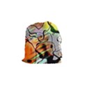 Abstract Transparent Drawing Drawstring Pouch (Small) View1