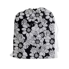 Mandala Calming Coloring Page Drawstring Pouch (xxl) by HermanTelo