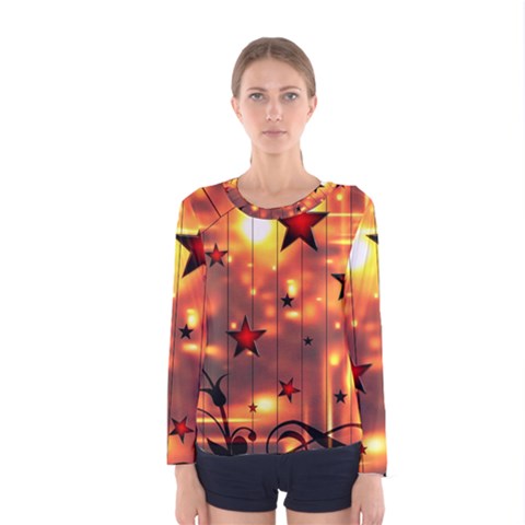 Star Radio Light Effects Magic Women s Long Sleeve Tee by HermanTelo