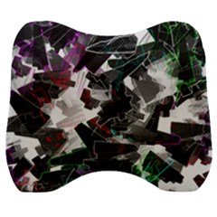 Abstract Science Fiction Velour Head Support Cushion by HermanTelo