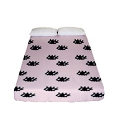 Pink Eyes Fitted Sheet (full/ Double Size) by snowwhitegirl