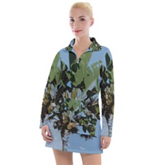 Palm Tree Women s Long Sleeve Casual Dress by snowwhitegirl