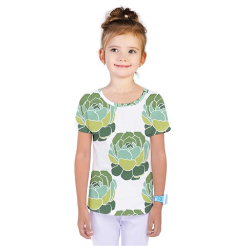 Cactus Pattern Kids  One Piece Tee by HermanTelo