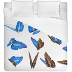 Butterfly Unique Background Duvet Cover (king Size) by HermanTelo