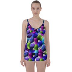 Eggs Happy Easter Tie Front Two Piece Tankini by HermanTelo