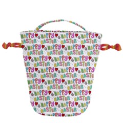 Holidays Happy Easter Drawstring Bucket Bag by HermanTelo
